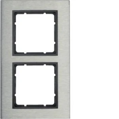 B.7 Cadre double, vertical, acier inoxydable/anthracite mat