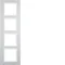 B.7 cadre en aluminium quadruple/tapis blanc