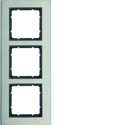 B.7 Cadre vertical triple, acier inoxydable/anthracite mat