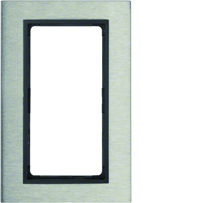 B.7 Cornice con grande intaglio, acciaio inox/antracite