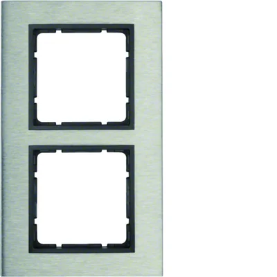 B.7 Double frame, vertical, stainless steel/matt anthracite
