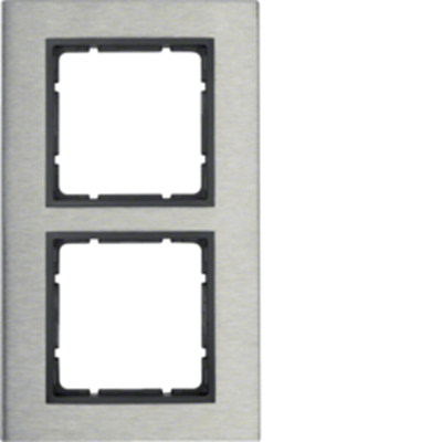 B.7 Double frame, vertical, stainless steel/matt anthracite