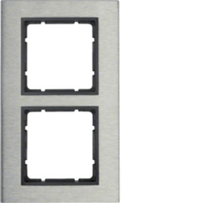 B.7 Estructura vertical doble, acero inoxidable/antracita mate