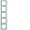 B.7 Ramka 5-krotna aluminium/antracyt