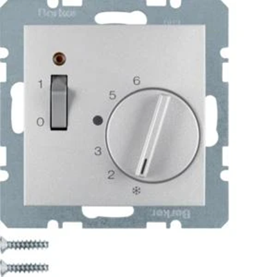 B.7 Raumtemperaturregler 24V mit Schließerkontakt, Zentralelement und Aluminiumstecker