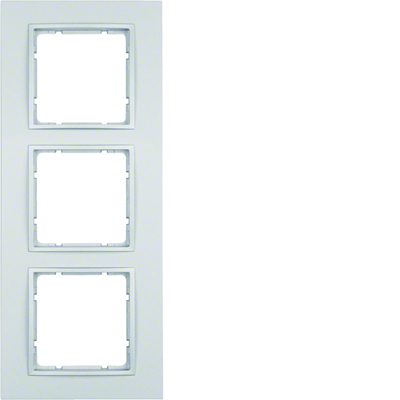 B.7 Triple aluminum matt frame
