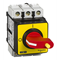 Back of TeSys VARIO 25A emergency circuit breaker housing