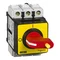 Back of TeSys VARIO 25A emergency circuit breaker housing