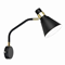 BAGIO Wall lamp E14 IP20 black and gold