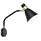 BAGIO Wall lamp E14 IP20 black and gold