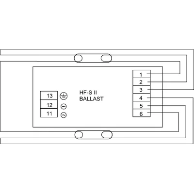 Баласт HF-S 249 TL5 II 220-240 В 50/60 Гц