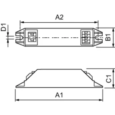 Balasto HF-M AZUL 114 LH TL/PL-S/PL-C 230-240V