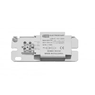 Balasto magnético LSI-C de 16 W, 230 V, 50 Hz, EEI=B2, para reemplazos de servicio, para lámparas fluorescentes ELECTROSTART.