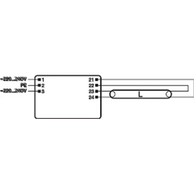 Balastro electrónico QTP5 1X80 1xFQ 80W W