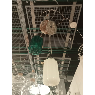 Bali Triple colored hanging lamp
