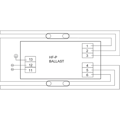 Ballast électronique 58W, 230V