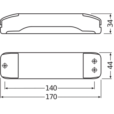 Ballast électronique HTi DALI 105/220-240 DIM,