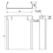 Bandeja portacables de acero galvanizado KBJ50H60/3