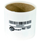 Barcode stickers on a roll of 100