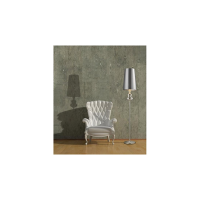BAROCO Lampadaire E27 IP20 argent