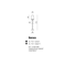 BAROCO Lampadaire E27 IP20 argent