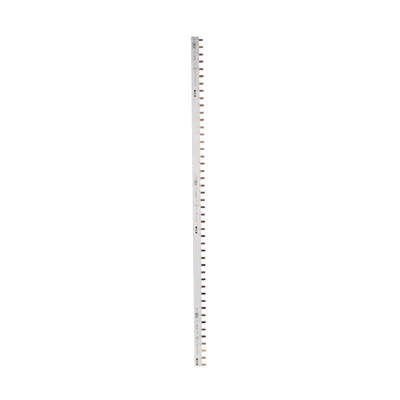 Barra colectora de bloque bifásico, 1 m de longitud BB-UL-25/2P+AS-2.5M/46