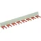 Barra colectora tipo peine monofásica, 8 polos, Cu 16 mm² MVS 1 8