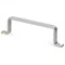 Barre omnibus profilée en cuivre 10 mm x 3 mm pour 8 E/S, argent