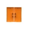 Bascules pour interrupteurs/boutons-poussoirs doubles, orange