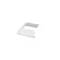 Base cover for double-sided ALC columns/mini-columns, spare element pure white