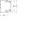 base de canal en PVC tehalit.BRP 65x100, blanche