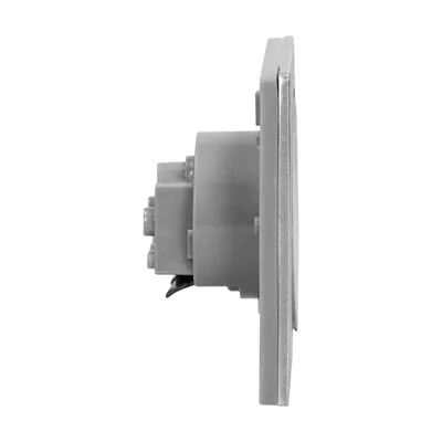 Base de empotrar simple, tipo francés, IP55, acero inoxidable