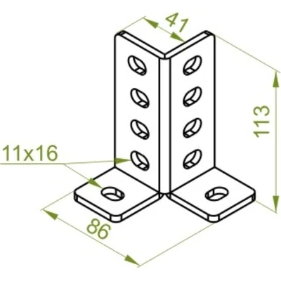 Base de perfil en C de PVK, espesor de la lámina: 5 mm