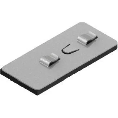 Base de perfil en C PC50P con caucho antivibración, espesor de la lámina: 1,2 mm.