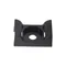 Base di montaggio per fasce per capelli - avvitabile PMP-03-3-UV-100 (100 pz.) nera