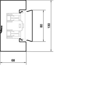Base en acier galvanisé TEHALIT.BRS 130mm