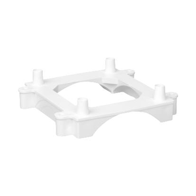 Base for ST mini tower for DCS floor trunking pure white