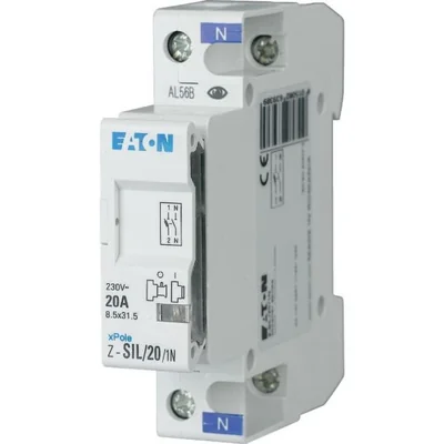 Base fusibile per inserti cilindrici, Z-SIL/32/1