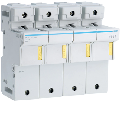 Base Modular fuse 4pole. 3+N up to 125A