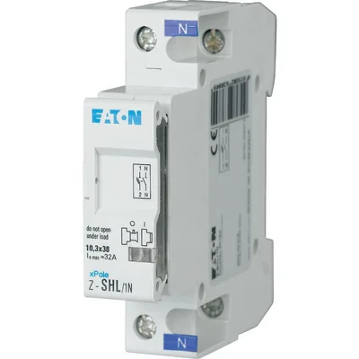 Base per fusibile Z-SHL/1N per inserti cilindrici