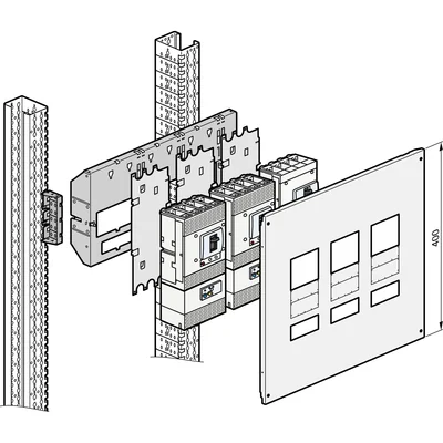 Base regulable DPX 250/630 estacionaria SZ. 600