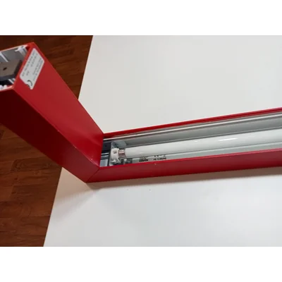 Baset Exhibition wall lamp red mat