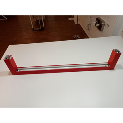 Baset Exhibition wall lamp red mat