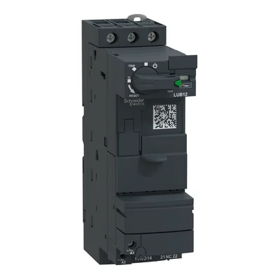 Basic base 1-way TeSys U 12A screw terminals