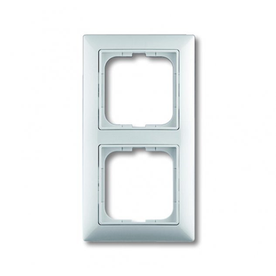 Basic55 double frame with alpine white decorative ring