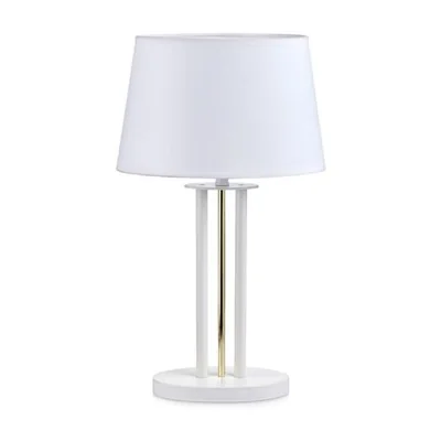 BASTIA Lampada da tavolo bianca
