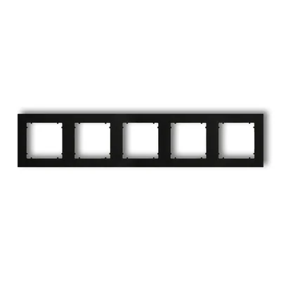 Bastidor quíntuple universal MINI, negro mate