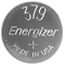 Батарея 379 / SR63 Energizer SILVER OXIDE 1.55V 10шт