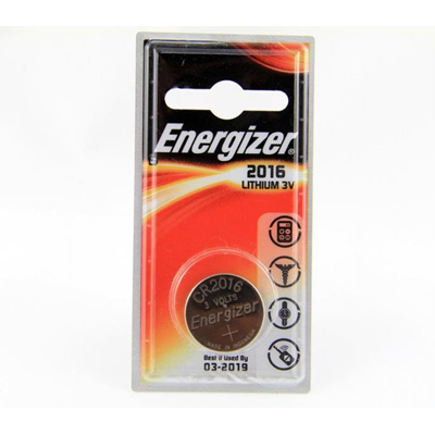 Батарея CR2016 літієва Energizer LITHIUM 3V