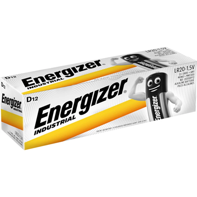 Батарея LR20 / D / EN95 alkaline Energizer INDUSTRIAL 1.5V 12шт